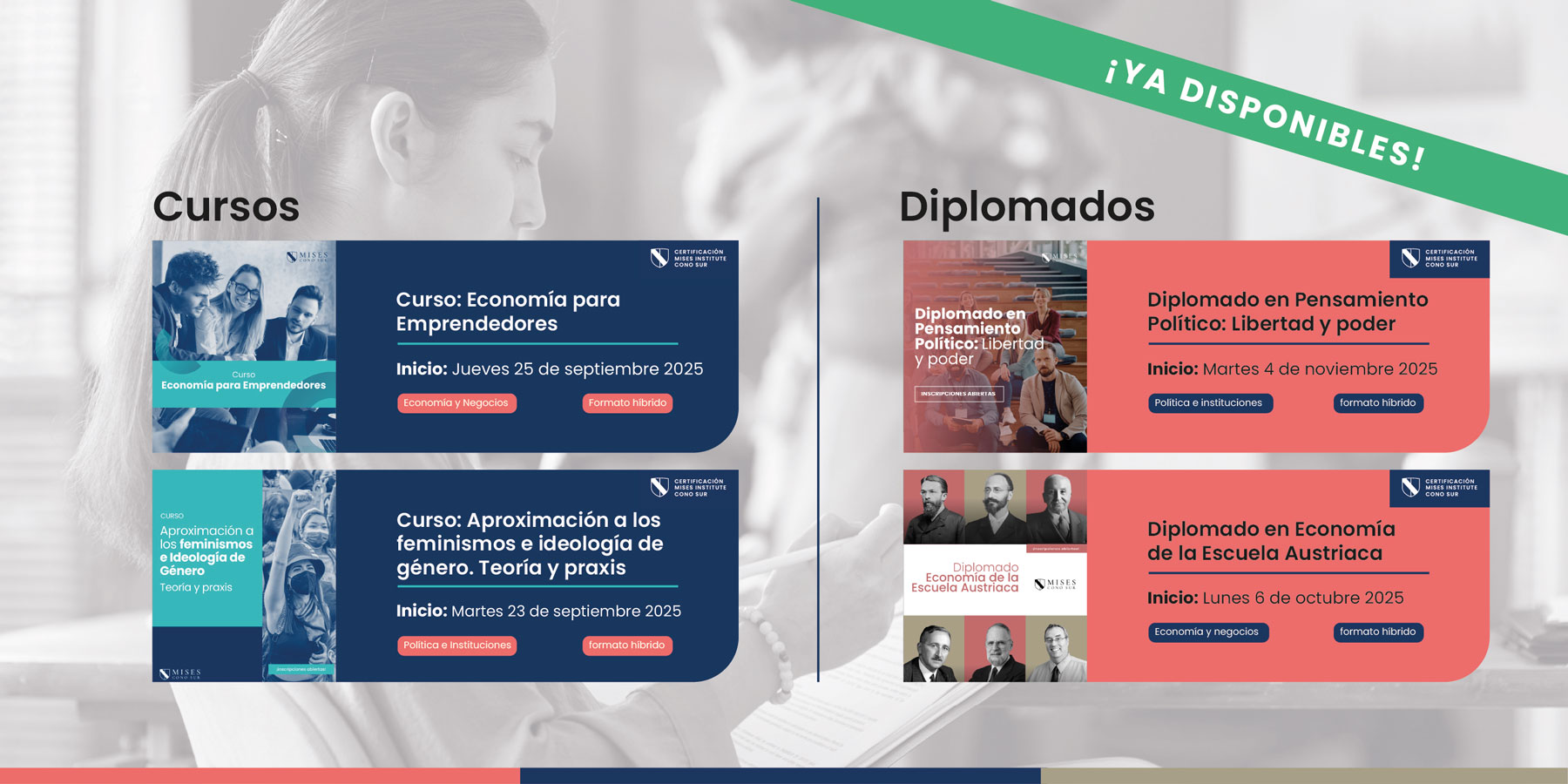 Cursos disponibles Mises Cono Sur